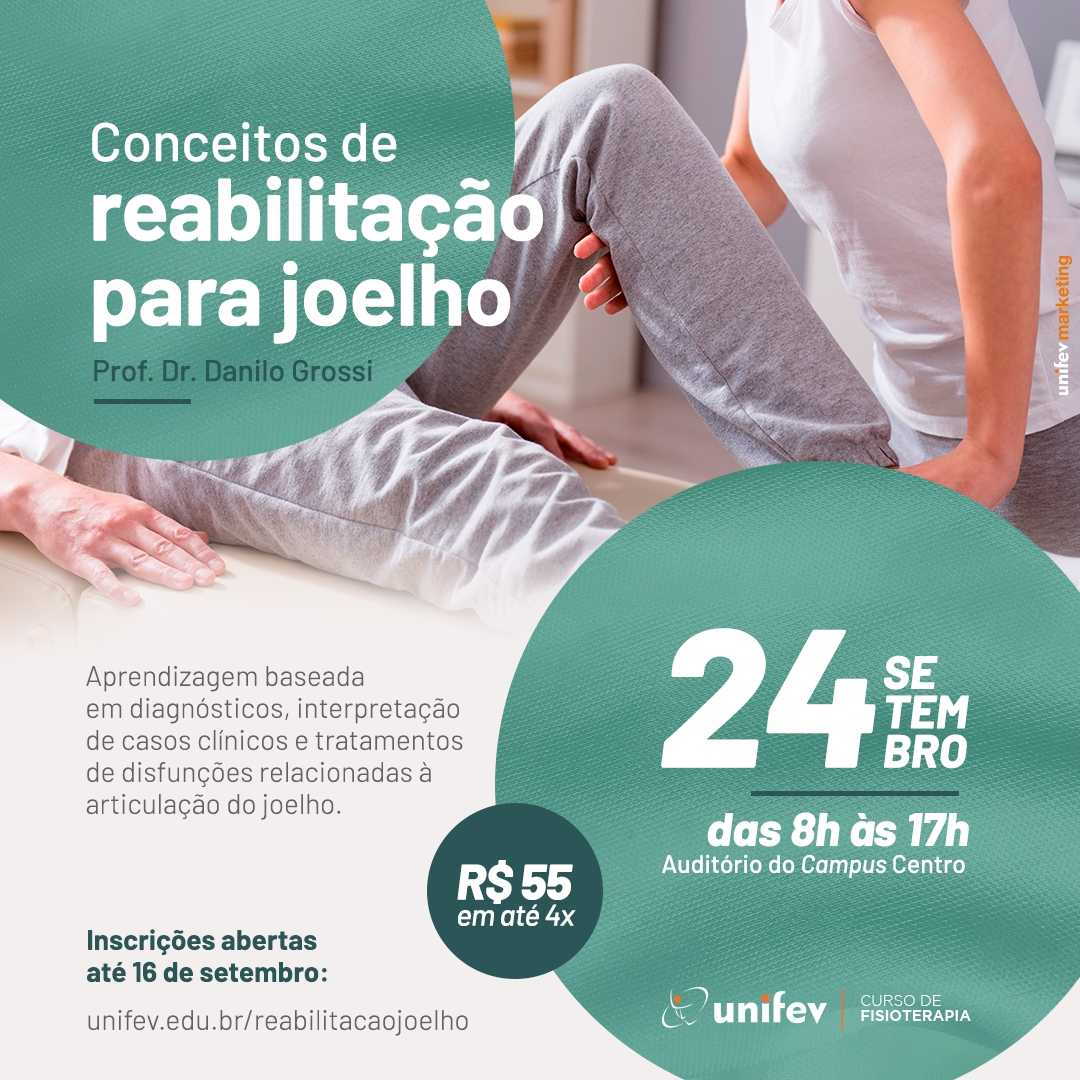 Curso De Fisioterapia Da Unifev Oferece Capacita O Sobre Reabilita O