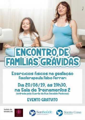 Encontro de Famílias Grávidas debate sobre exercícios físicos