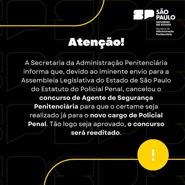 Análise de edital - Policia Penal de São Paulo 